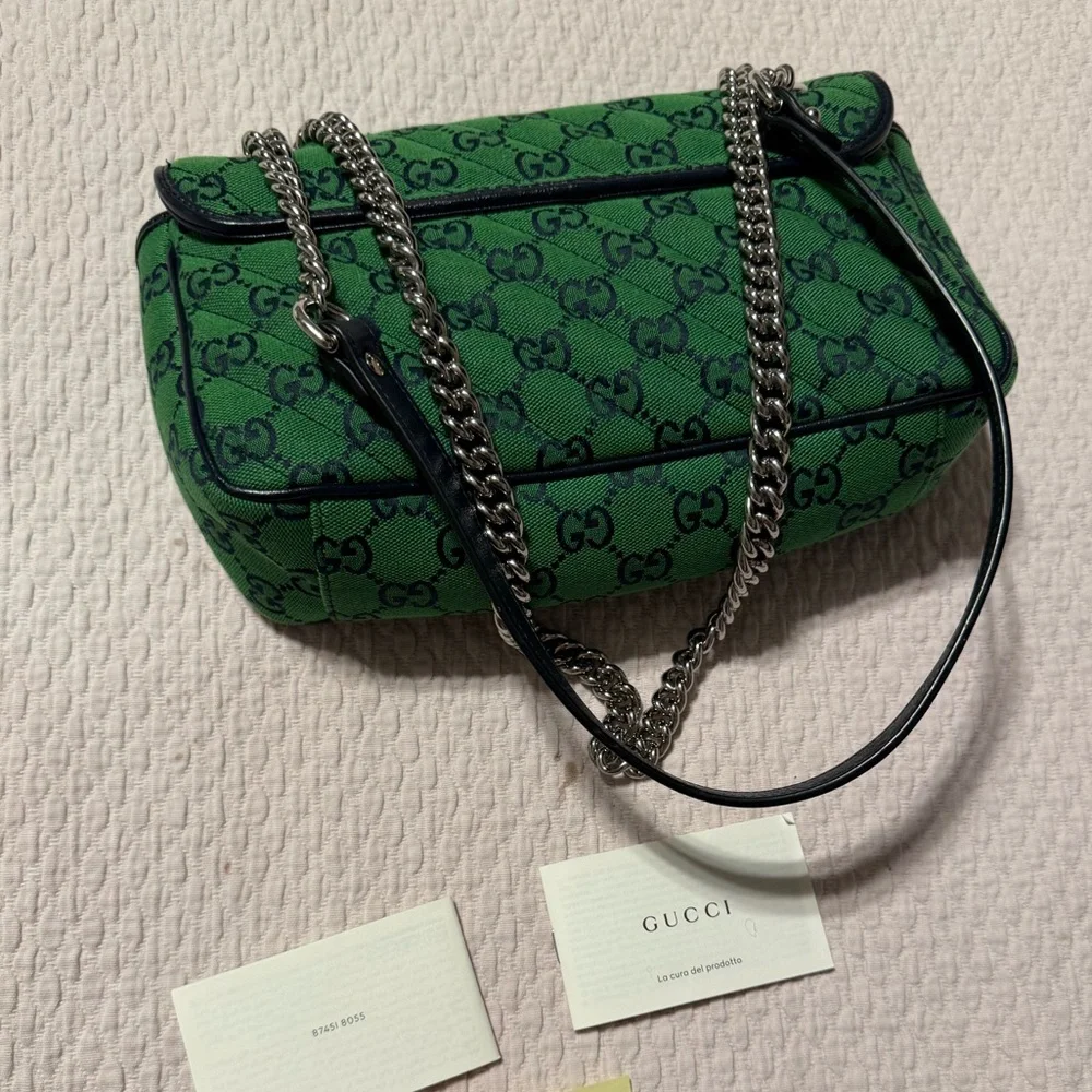 GUARANTEED AUTHENTIC** Gucci Ophidia Belt Bag GG Coated Canvas Medium - Picture 6 of 6